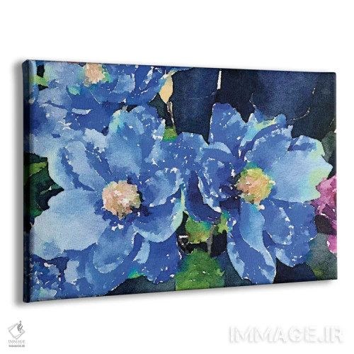 تابلو آبیهای درخشان اثر امیلی ناواس - نمای پرسپکتیو محصول