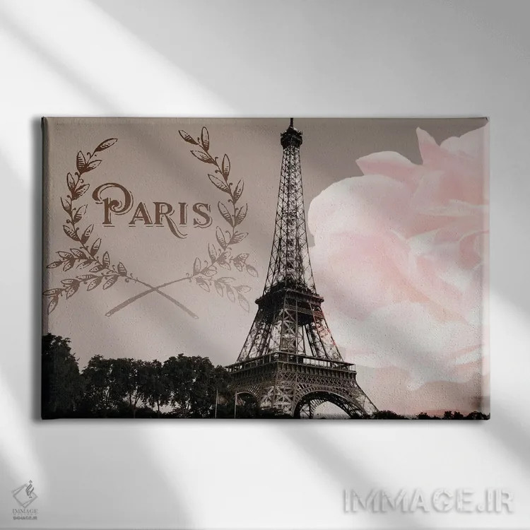 تابلو پاریس کلاسیک اثر امیلی ناواس - نمای روبهرو روی دیوار
