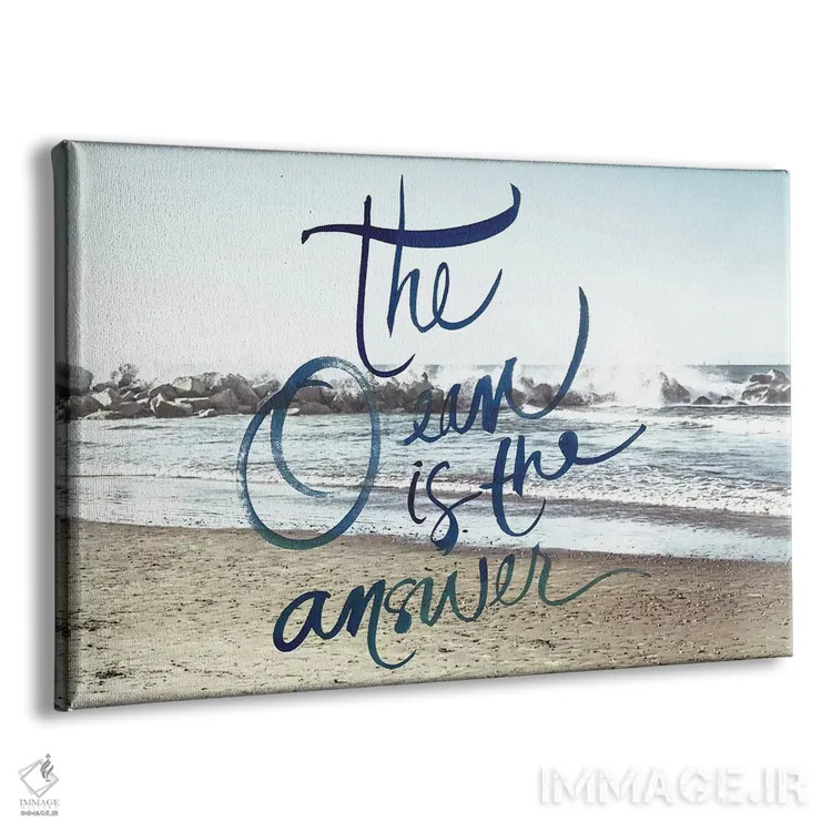 تابلو اقیانوس پاسخ است اثر امیلی ناواس - نمای پرسپکتیو محصول