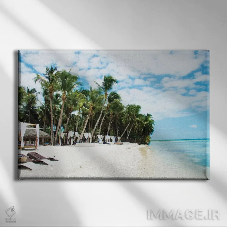 تابلو نسیمهای باخا اثر امیلی ناواس - نمای روبهرو روی دیوار