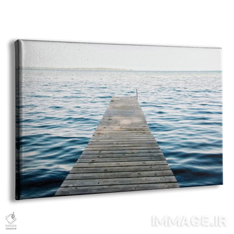 تابلو اسکلهٔ دریاچه اثر امیلی ناواس - نمای پرسپکتیو محصول