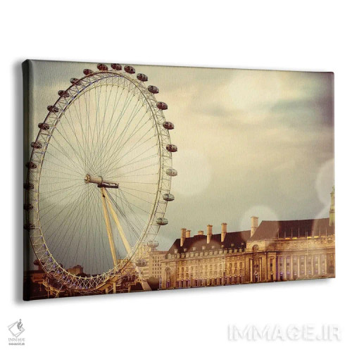 تابلو چرخ و فلک لندن اثر امیلی ناواس - نمای پرسپکتیو محصول