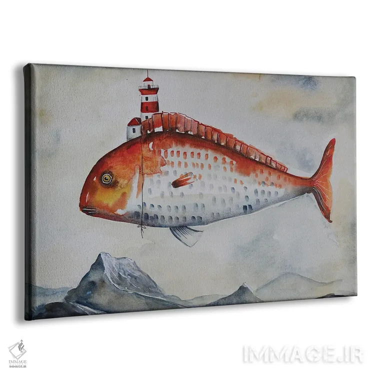 تابلو بر فراز کوهها اثر اوگنیا اسمیرنوا - نمای پرسپکتیو محصول