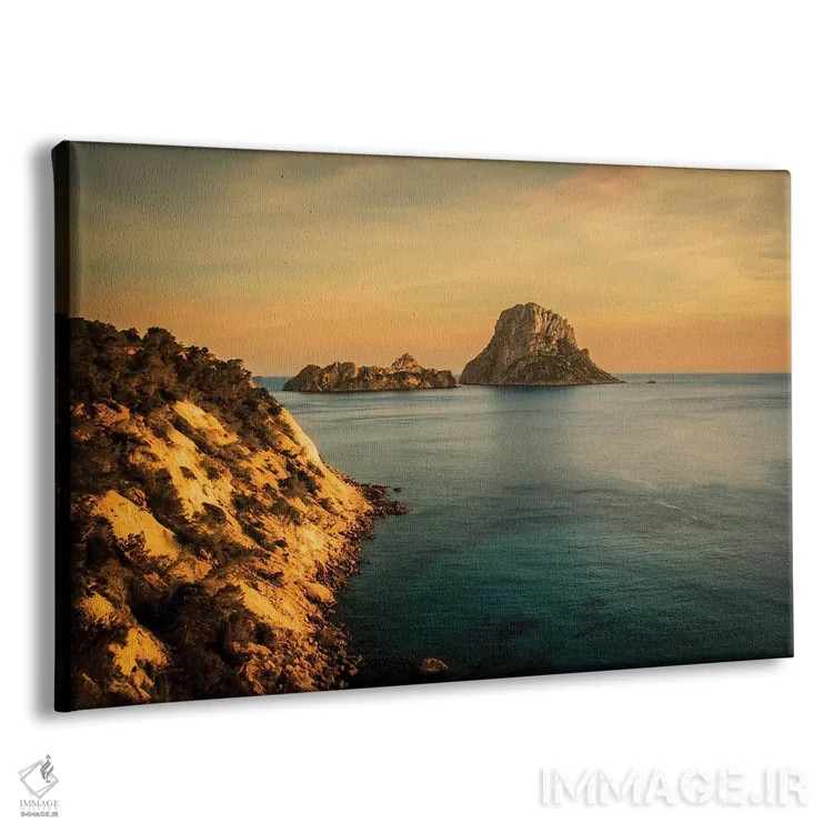 تابلو ایبیزا II (جزیره اسپانیا) اثر انزو رومانو - نمای پرسپکتیو محصول