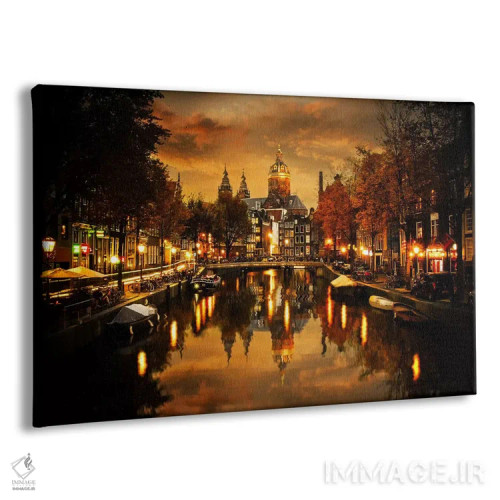 تابلو آمستردام IV اثر انزو رومانو - نمای پرسپکتیو محصول