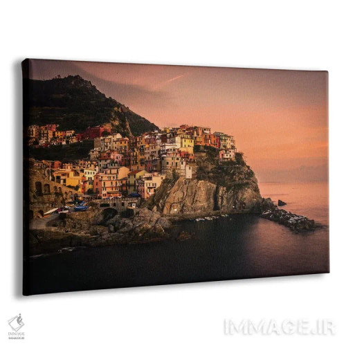 تابلو مانارولا (دهکدهای در ایتالیا) اثر انزو رومانو - نمای پرسپکتیو محصول