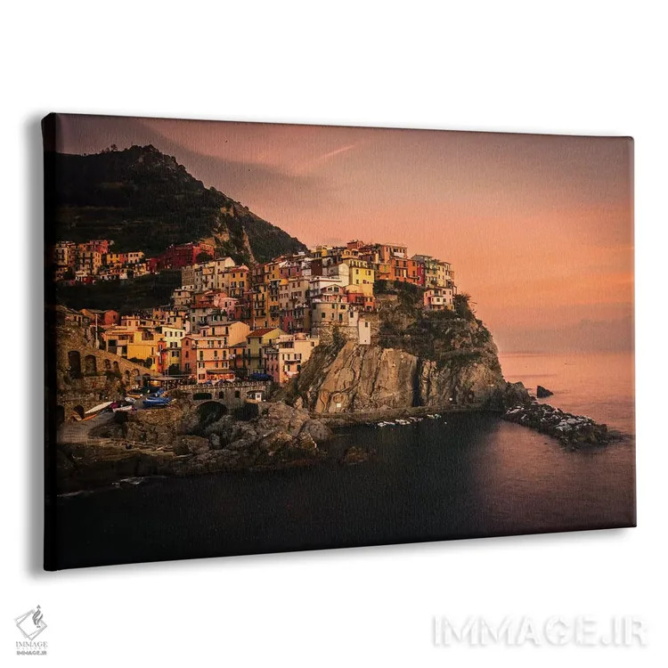 تابلو مانارولا (دهکدهای در ایتالیا) اثر انزو رومانو - نمای پرسپکتیو محصول