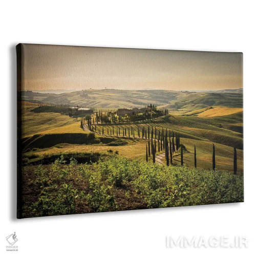 تابلو توسکانا، آسچیانو (منطقهای در توسکانی) اثر انزو رومانو - نمای پرسپکتیو محصول
