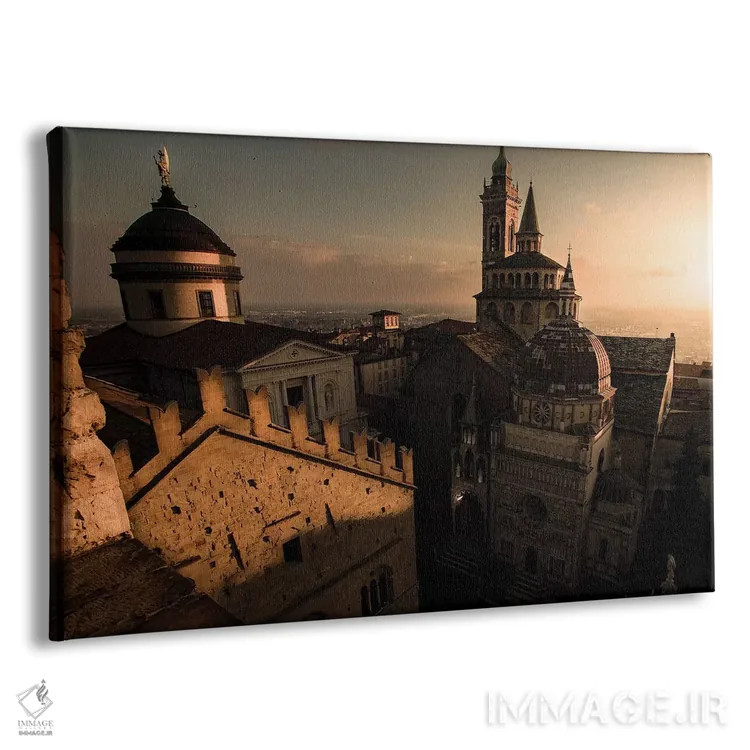 تابلو بـرگامو التا I (بخش مرتفع برگامو) اثر انزو رومانو - نمای پرسپکتیو محصول