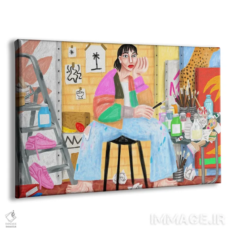 تابلو سراپناه هنری اثر Cepa (اصلاح نویسه خراب: سپا) - نمای پرسپکتیو محصول