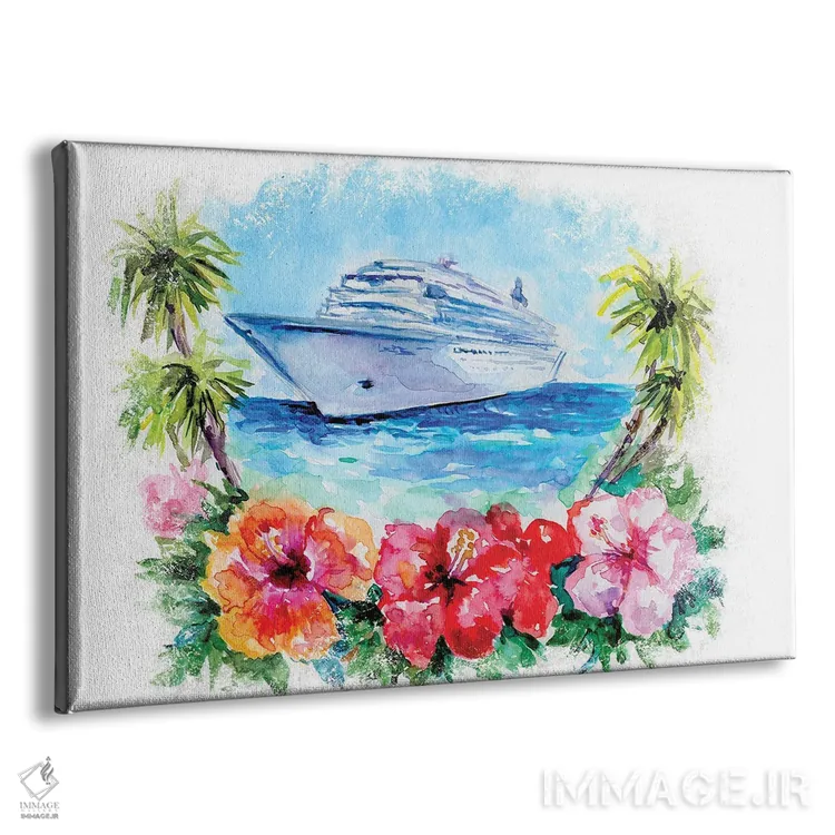 تابلو کشتی کروز اثر افرازی گرافیکز (استودیو طراحی) - نمای پرسپکتیو محصول