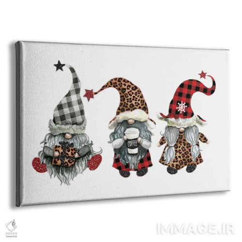 تابلو کریسمس کوتولهها اثر افرازی گرافیکز (استودیو طراحی) - نمای پرسپکتیو محصول