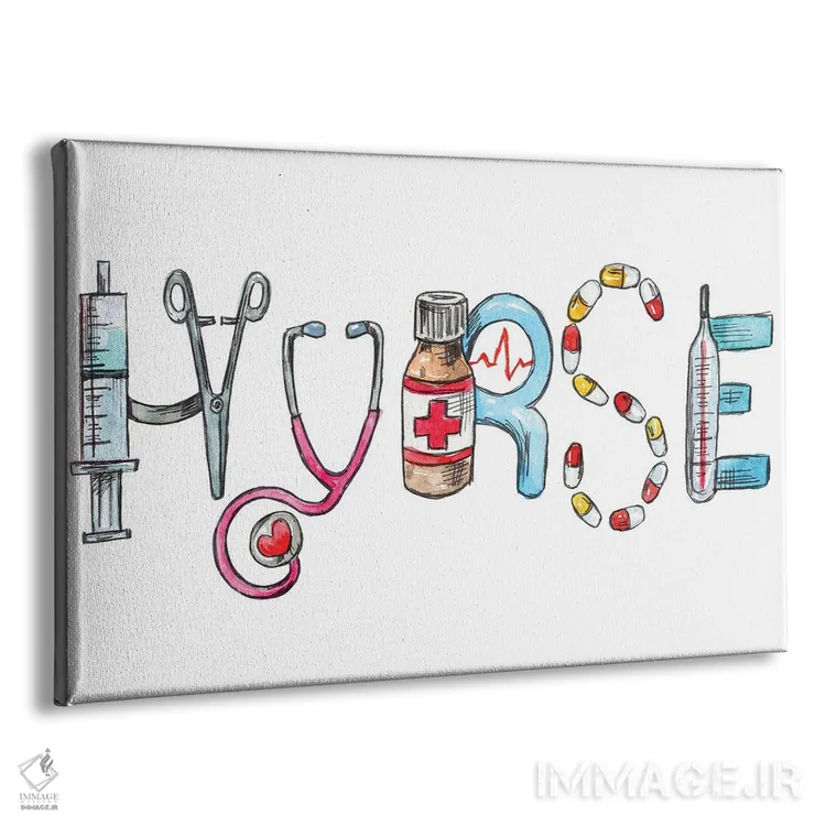 تابلو پرستار اثر افرازی گرافیکز (استودیو طراحی) - نمای پرسپکتیو محصول