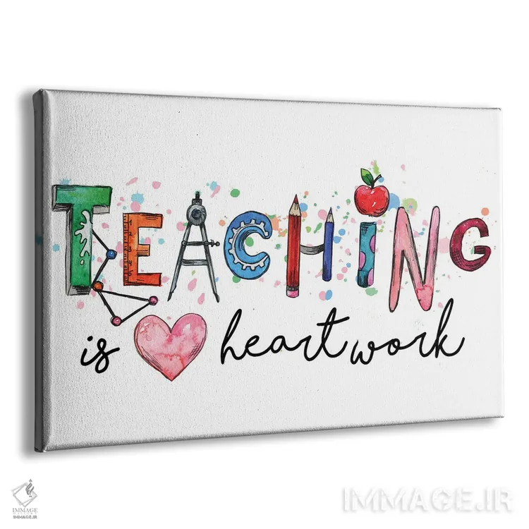 تابلو آموزش کار دلی است اثر افرازی گرافیکز (استودیو طراحی) - نمای پرسپکتیو محصول
