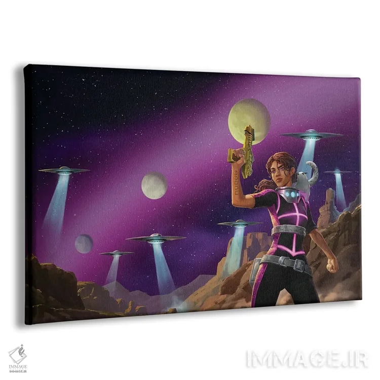 تابلو ویکتوری هاربان (شخصیت یا عنوان داستان) اثر تابیزو ملابا - نمای پرسپکتیو محصول