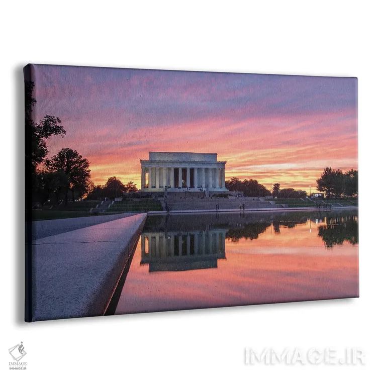 تابلو غروب لینکلن در واشنگتن دیسی اثر اریک فیشر - نمای پرسپکتیو محصول