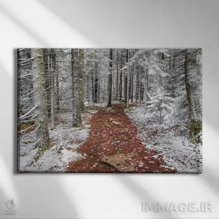 تابلو زمستان و پاییز اثر اریک فیشر - نمای روبهرو روی دیوار