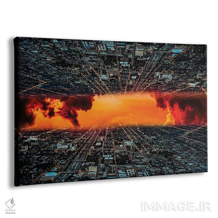 تابلو چشمانداز صبحگاهی اثر ایوان رودز - نمای پرسپکتیو محصول