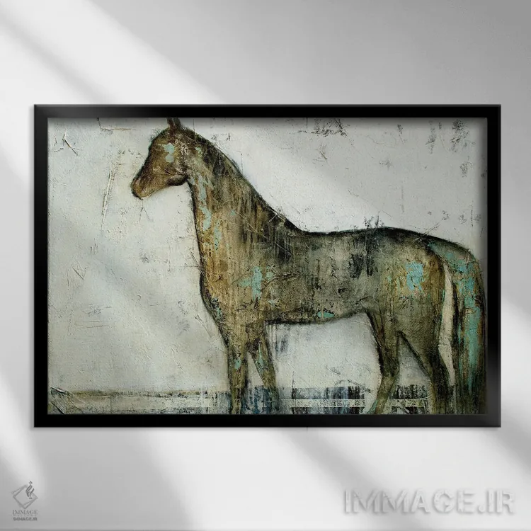 تابلو براندی (نوعی نوشیدنی یا نام زنانه) اثر ارین اشلی - نمای قابدار مشکی