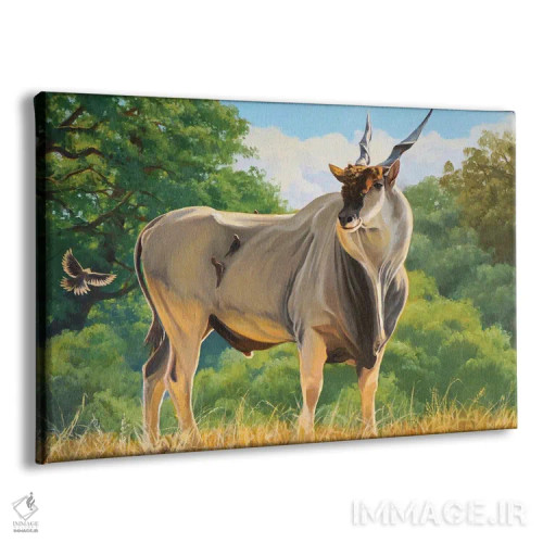 تابلو ایلند (نوعی بز کوهی آفریقایی) اثر اوگنیا روسلیک - نمای پرسپکتیو محصول