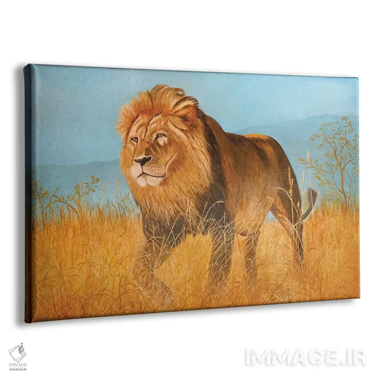 تابلو شیر اثر اوگنیا روسلیک - نمای پرسپکتیو محصول