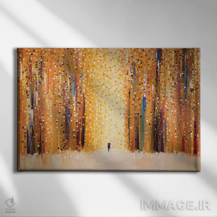تابلو رؤیاهای غروب اثر اکاترینا ارمیلکینا - نمای روبهرو روی دیوار