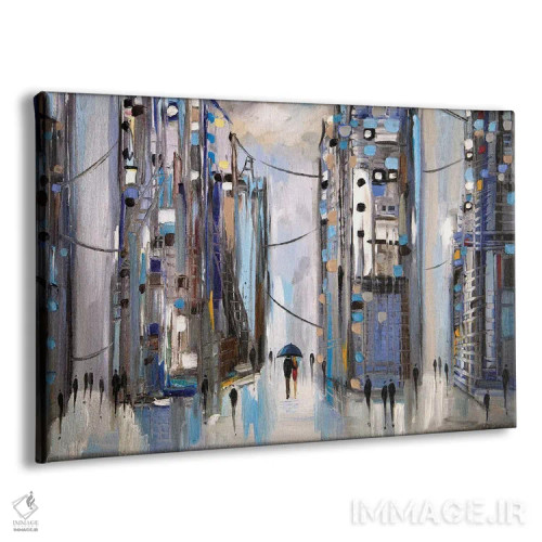 تابلو عصر بارانی اثر اکاترینا ارمیلکینا - نمای پرسپکتیو محصول