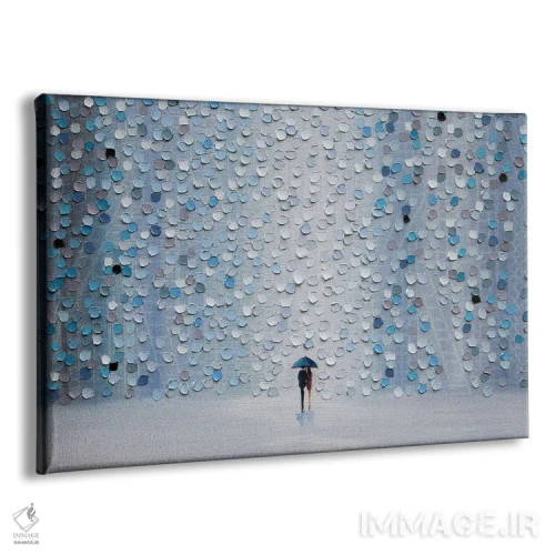 تابلو رویابینی زیر باران اثر اکاترینا ارمیلکینا - نمای پرسپکتیو محصول