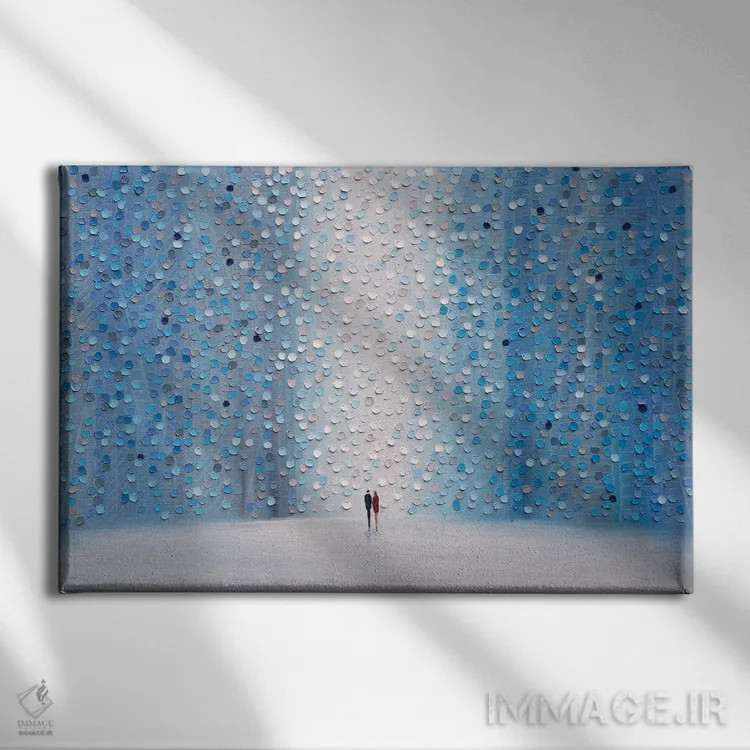 تابلو قرار ملاقات اثر اکاترینا ارمیلکینا - نمای روبهرو روی دیوار