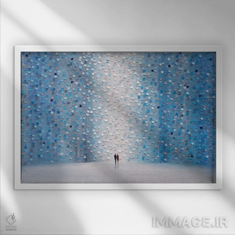 تابلو قرار ملاقات اثر اکاترینا ارمیلکینا - نمای قابدار سفید