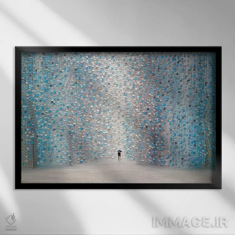 تابلو عشق در گرگومیش اثر اکاترینا ارمیلکینا - نمای قابدار مشکی