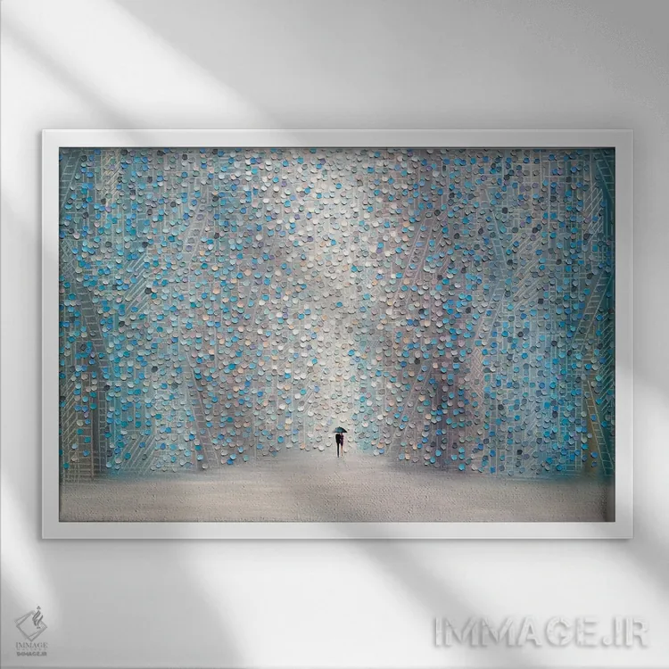 تابلو عشق در گرگومیش اثر اکاترینا ارمیلکینا - نمای قابدار سفید