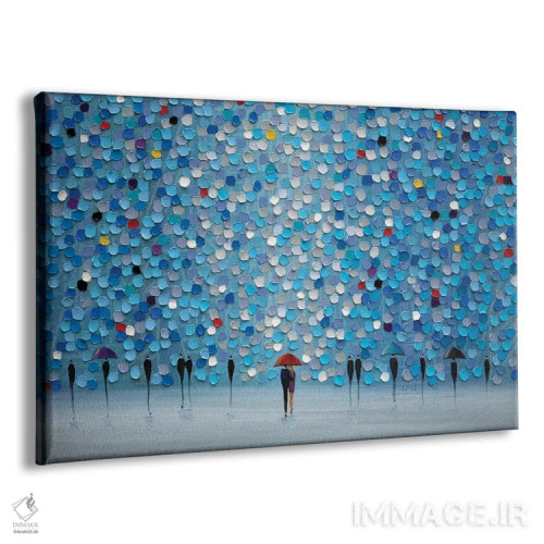 تابلو باران شاد اثر اکاترینا ارمیلکینا - نمای پرسپکتیو محصول