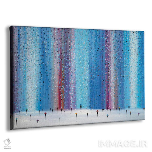 تابلو درخششهای باران اثر اکاترینا ارمیلکینا - نمای پرسپکتیو محصول