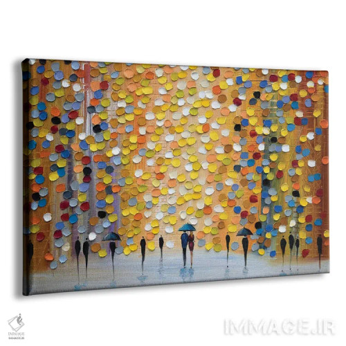 تابلو باران دلنشین اثر اکاترینا ارمیلکینا - نمای پرسپکتیو محصول