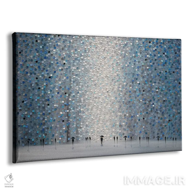 تابلو باران مهتابی اثر اکاترینا ارمیلکینا - نمای پرسپکتیو محصول