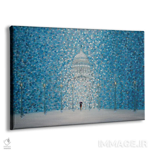 تابلو زمستان عاشقانه اثر اکاترینا ارمیلکینا - نمای پرسپکتیو محصول