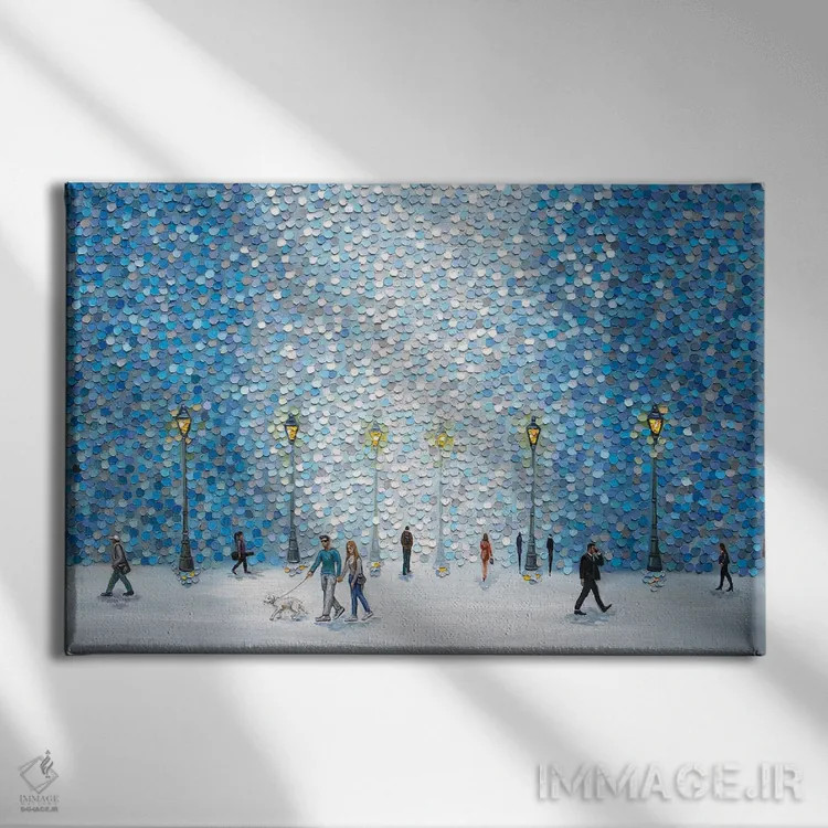 تابلو یک بعدازظهر زیبا اثر اکاترینا ارمیلکینا - نمای روبهرو روی دیوار
