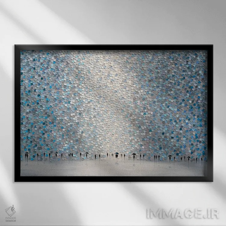 تابلو رویاپردازی اثر اکاترینا ارمیلکینا - نمای قابدار مشکی