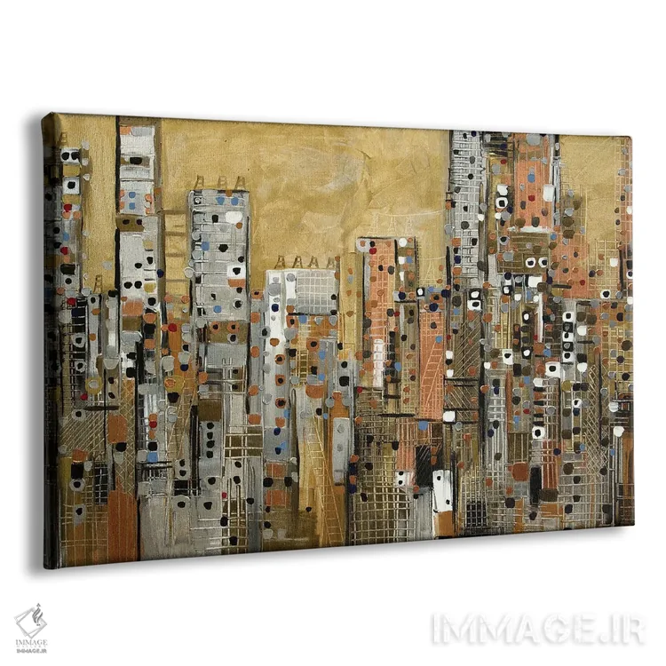 تابلو آسمان طلایی اثر اکاترینا ارمیلکینا - نمای پرسپکتیو محصول