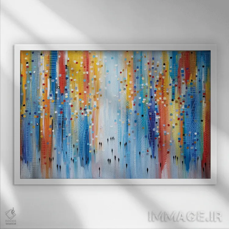 تابلو بعدازظهر اثر اکاترینا ارمیلکینا - نمای قابدار سفید