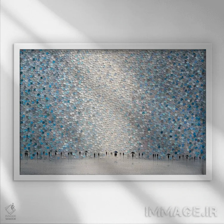 تابلو رویاپردازی اثر اکاترینا ارمیلکینا - نمای قابدار سفید