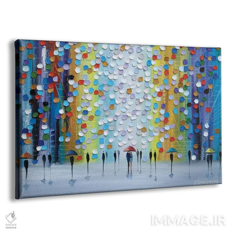 تابلو خیال بارانی اثر اکاترینا ارمیلکینا - نمای پرسپکتیو محصول