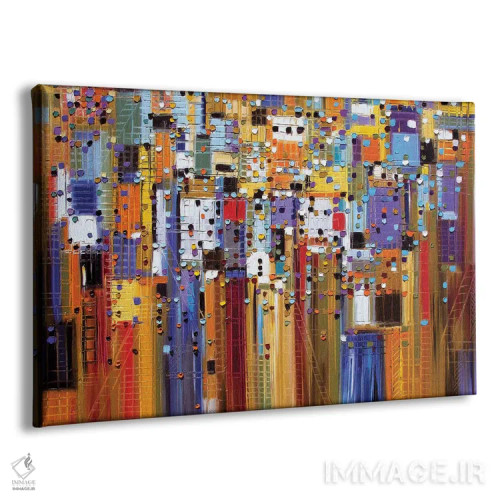 تابلو شهر رنگارنگ اثر اکاترینا ارمیلکینا - نمای پرسپکتیو محصول