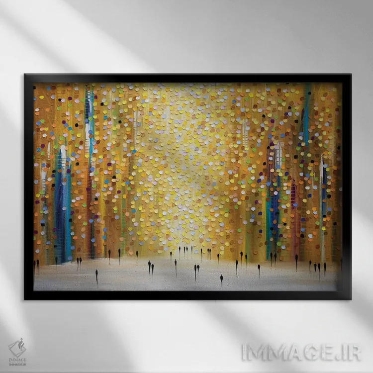 تابلو آغوش گرگومیش اثر اکاترینا ارمیلکینا - نمای قابدار مشکی