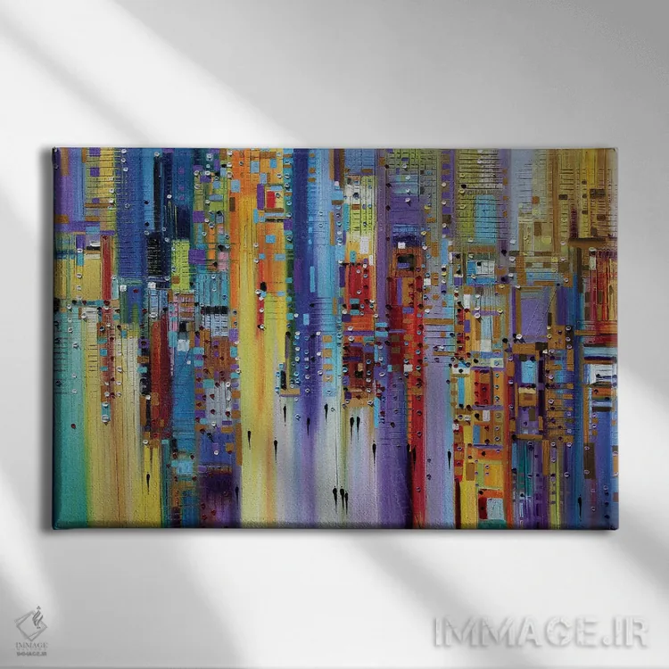 تابلو هزارتوی خیال اثر اکاترینا ارمیلکینا - نمای روبهرو روی دیوار