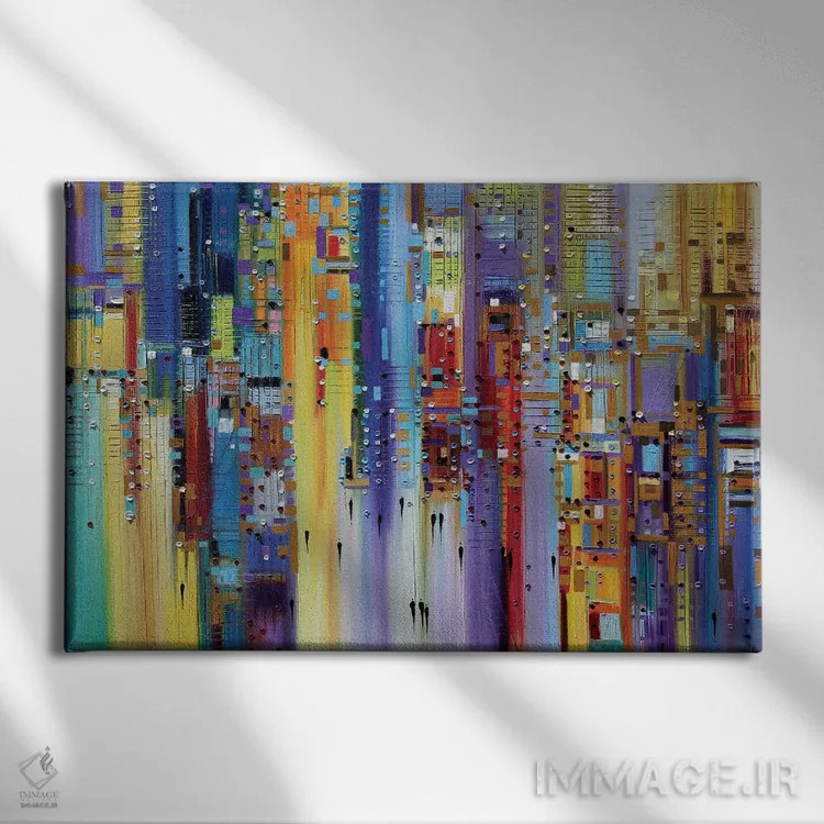 تابلو هزارتوی خیال اثر اکاترینا ارمیلکینا - نمای روبهرو روی دیوار