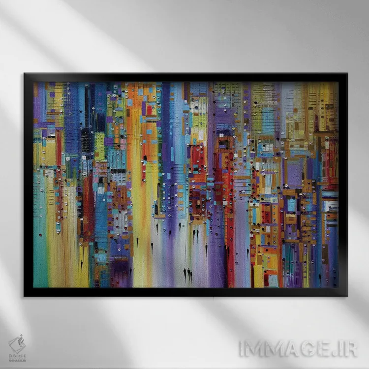 تابلو هزارتوی خیال اثر اکاترینا ارمیلکینا - نمای قابدار مشکی