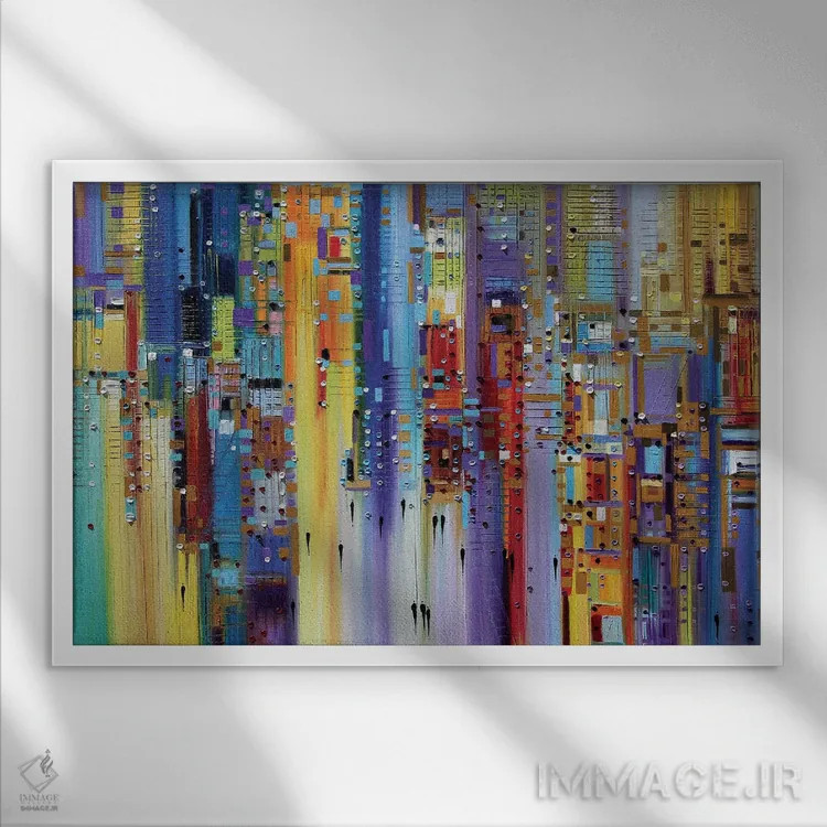 تابلو هزارتوی خیال اثر اکاترینا ارمیلکینا - نمای قابدار سفید