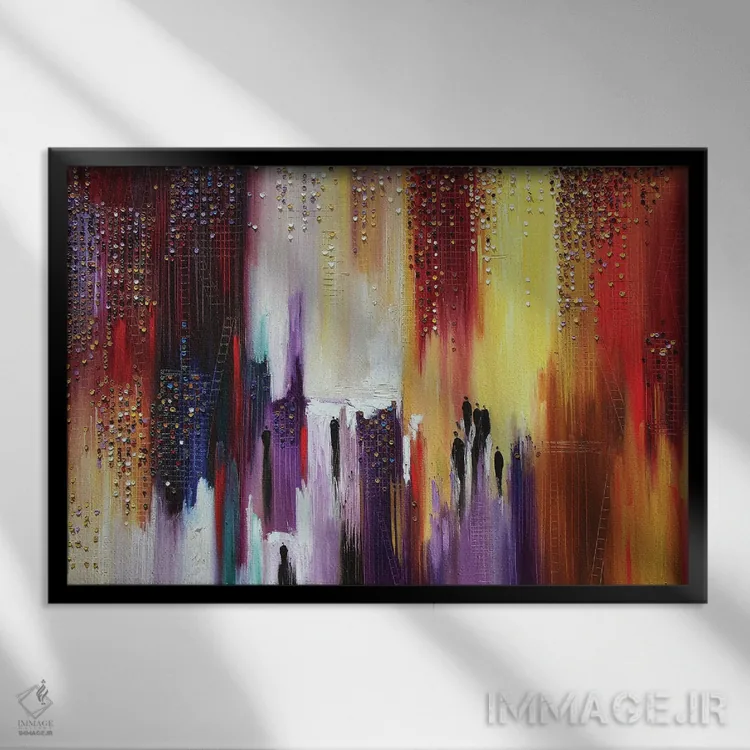 تابلو مهتاب اثر اکاترینا ارمیلکینا - نمای قابدار مشکی